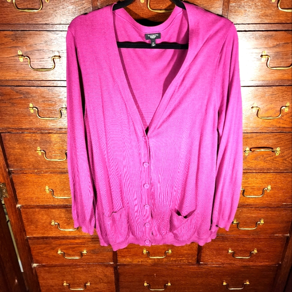Talbot's Cardigan Burberry 2X